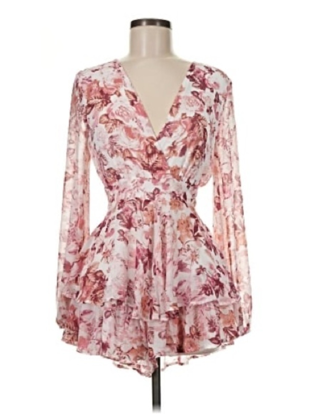 Mi Ami by Francesca floral romper in L